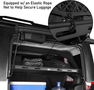 Cesta de Carga Trasera para Maletero, Bandeja de Almacenamiento Interior, Portaequipajes para Jeep Wrangler JK JL Unlimited 4 Puertas Hardtop 2007-2023 - Product Image 3