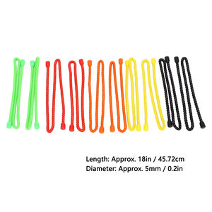 Attaches en silicone réutilisables, couleurs et tailles assorties, attaches pliables polyvalentes - Product Image 3