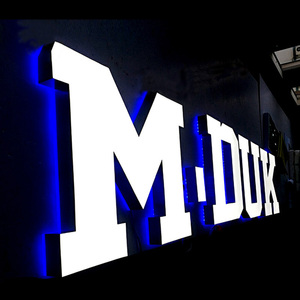 Hot bán tùy chỉnh Acrylic 3D Logo signage kinh doanh tường Đăng với dải Led tên công ty thiết kế cho doanh nghiệp hoặc bệnh viện - Product Image 2