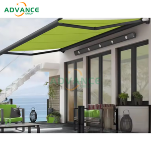 Housse de patio élégante pour cassette enroulable avec finition givrée et pieds réglables pour pergola de cour et lieu de mariage en plein air - Product Image 2