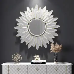 Декоративное настенное зеркало для гостиной, 82 см