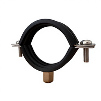 Colliers de suspension en acier inoxydable à doublure en caoutchouc réglables pour tuyaux HDPE, PPR, PVC (en pouces) - Vente en gros usine à prix abordable