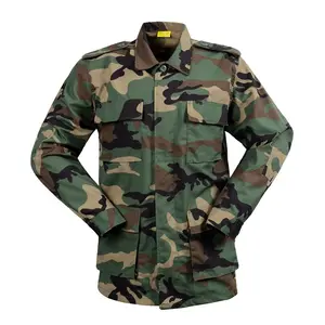 Camouflage uniforme Woodland Camo Combat chemise Uniforme tactique costume vêtements CS Softair hommes vêtements de travail femme