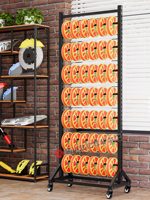Présentoir de sol en métal Chuimei pour magasins de détail - Taille et couleur personnalisables, support de rangement pour bobines de câbles et rouleaux de moquette
