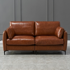 Factory price Living Room Furniture italian leather <span class=keywords><strong>3</strong></span> 2 1 living room modern extra long large leather sofa - Product Image 1