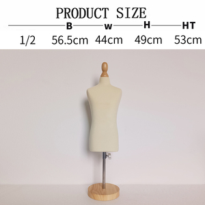 Enseñanza modistas diseño Mini costura 1/2 1/3 1/4 maniquíes barato medio cuerpo maniquí masculino Alta Costura <span class=keywords><strong>sastre</strong></span> - Product Image 6