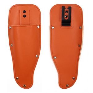 PU Leather Vintage Durable Garden <b>Tool</b> Set Pruning Shears <b>Pouch</b> Waist <b>Belt</b> Pliers Scissors Holder Protective Case Metal Clip - Product Image 4