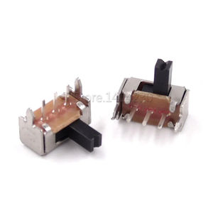 70PCS 8 types of toggle switch single row direct plug small micro power supply 3-pin button sliding 2-position fluctuationbutton - Product Image 4