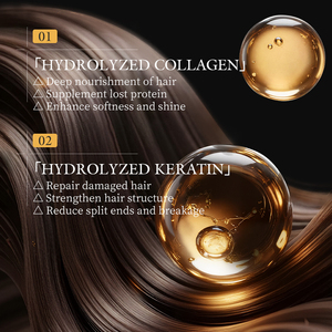 KORMESIC - Set de Cuidado Capilar con Colágeno y Queratina de 500 ml, Nutritivo, Hidratante, Reparador, Refrescante, Mascarilla Capilar Suavizante y Champú - Product Image 4