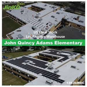 Noi In magazzino Jinko tigre Neo DDP prezzo 590W 600W pannello solare N-tipo mezza cella con alta efficienza in magazzino LA Wearhouse - Product Image 6