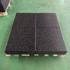 Alfombra de Goma EPDM Resistente al Desgaste para Gimnasio, Fabricada en Guangzhou, Baldosa de Goma Reciclada para Gimnasio, Alfombra de Gimnasio No Tóxica - Product Image 1