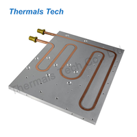 Plaque froide de grande taille 1500W, dissipateur thermique à eau de 500 mm pour batterie d'alimentation