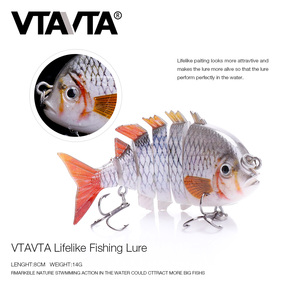 Đa Cơ Thể Phần Mini 6 Mục Câu Cá Lure 80 Mm 15G Cá Giải Quyết Sunfish Mồi Cứng Mồi <span class=keywords><strong>Rapala</strong></span> Cá - Product Image 2