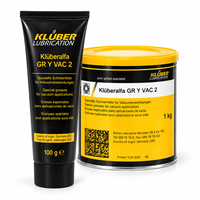 Kluber Kluberalfa GR Y VAC 2 PFPE PTFE Vacuum Grease NLGI 2 Evaporasi Rendah 250 ° Pelumas C untuk Peralatan Vakum 1kg