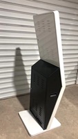 Borne de billetterie libre-service 43 "pouces Station de travail PC à écran tactile avec caméra, imprimante, lecteur de carte, scanner