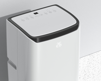Nouveau climatiseur portable électrique 18000 BTU, refroidissement et chauffage, fréquence fixe, WiFi intelligent, grande pièce, usage domestique et hôtelier aux États-Unis, en plastique