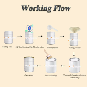 Poudre de protéine de lactosérum Remplissage Ligne de mise en conserve Supplément alimentaire de collagène Glucose Poudre probiotique - Product Image 2