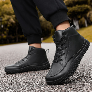 Men's Anti-Slip Waterproof Hiking Boots, Extra Large Size 48, Outdoor Shoes, Korean & British Style Fashion Men's Boots - Product Image 4