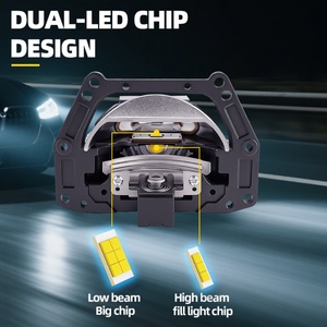 Factory Price Sanvi LK8 Auto Accesorios Para Moto <b>Led</b> Headlight <b>Projector</b> Bi <b>Led</b> Car Accessories Low Price - Product Image 3