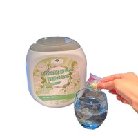 Perles de lessive haut de gamme multi-chambres, capsules liquides jetables pour le linge, douces, non irritantes et longue durée