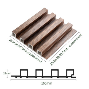 Pannello a parete wpc con venature del <span class=keywords><strong>legno</strong></span> decorativo <span class=keywords><strong>per</strong></span> <span class=keywords><strong>interni</strong></span> <span class=keywords><strong>in</strong></span> venature del <span class=keywords><strong>legno</strong></span> porta invisibile carta da parati - Product Image 4