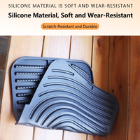 Tapis de Litière en Silicone Antidérapant Imperméable et Pliable Anti-Tracking pour Chats