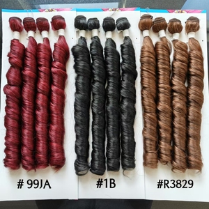 Pha Trộn Tóc 32 cái/gói 2-10 Ngắn Inch Dệt May Trong Tổng Hợp Phần Mở Rộng Tóc - Product Image 2