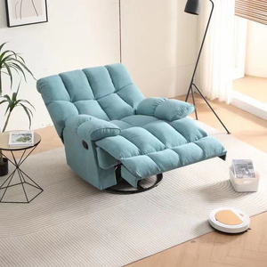 Sillones Giratorios Modernos de Lujo para Sala de Estar, Sillón Reclinable, Sofá Relajante, Muebles de Terciopelo con Diseño de Lujo - Product Image 6