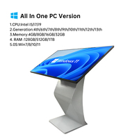 Pantalla Digital Interactiva 4K con Pantalla Táctil IR, Kiosco Android Windows, Soporte LCD para TV, para Comercio, Oficina y Educación