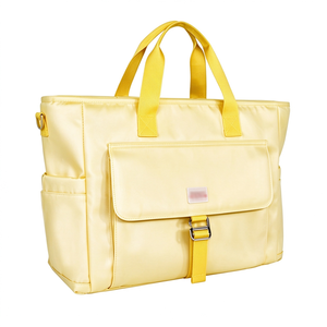 Sac fourre-tout isotherme pliable 15L en polyester imperméable pour femme, avec fermeture éclair, idéal pour le déjeuner, les couches de bébé et le rangement - Product Image 2