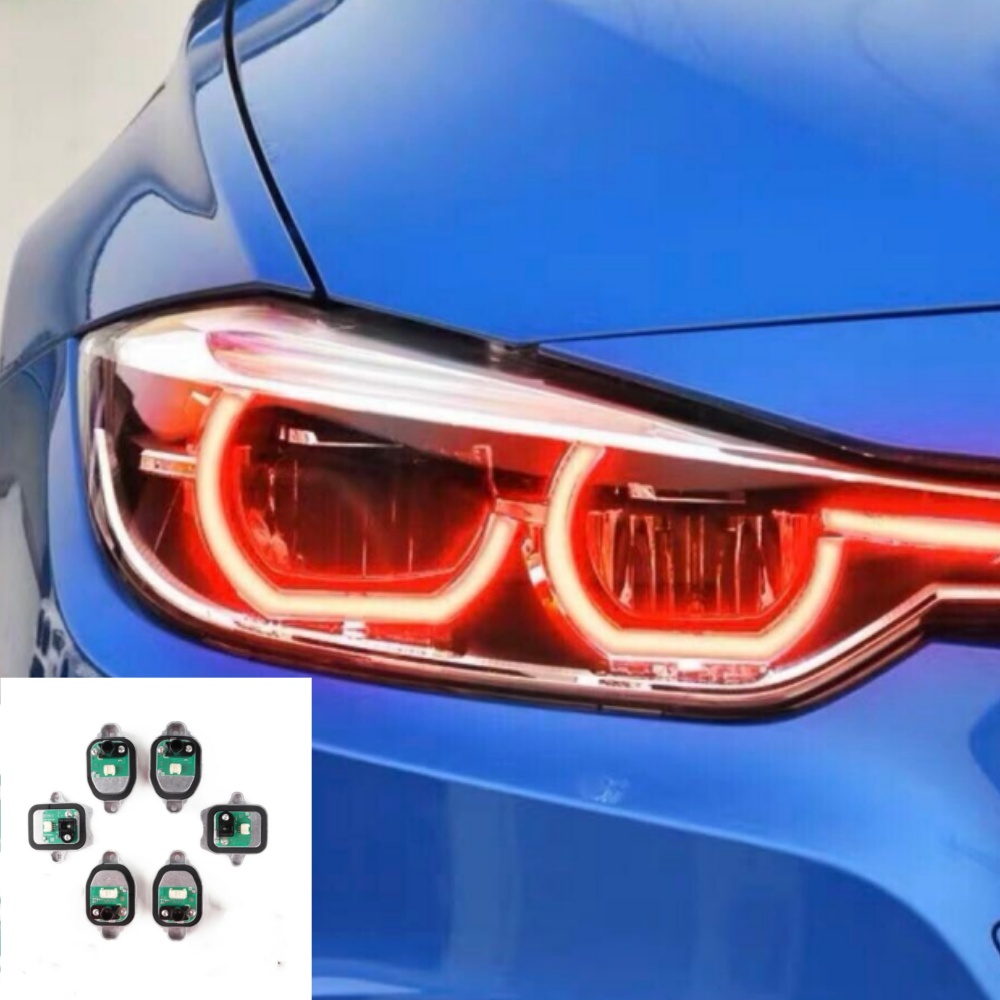 BMW 3シリーズ F30/F31 (2016-2018)用 LEDヘッドライト 赤DRL