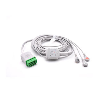 GE Marquette <span class=keywords><strong>ECG</strong></span>-apparaat 3-afleidingen <span class=keywords><strong>ECG</strong></span>-kabelsensor te koop - Product Image 2