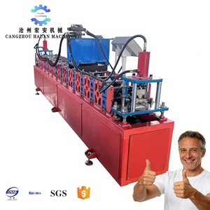 Machine de formage verticale automatique CNC de type V avec moteur, pompe et roulement PLC pour étagères légères - Product Image 1