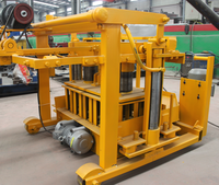 Machine à blocs de béton QT40-3A, 4 blocs par moule, 360 pièces par heure, équipement de fabrication de briques de ciment en forme d'œuf