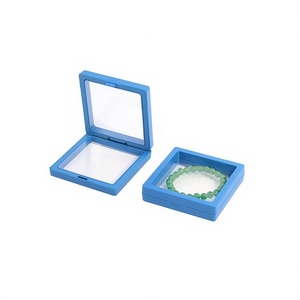 Boîte <span class=keywords><strong>de</strong></span> rangement anti-poussière en film plastique PE personnalisée 9*9cm, boîte <span class=keywords><strong>de</strong></span> présentation <span class=keywords><strong>de</strong></span> bijoux, boîte <span class=keywords><strong>de</strong></span> rangement pour bagues, colliers, bracelets et boucles d'oreilles - Product Image 4