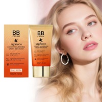 Crème BB hydratante Zephoco (blanc ivoire) - Correcteur hydratant, base de maquillage, fond de teint, crème de maquillage naturelle quotidienne