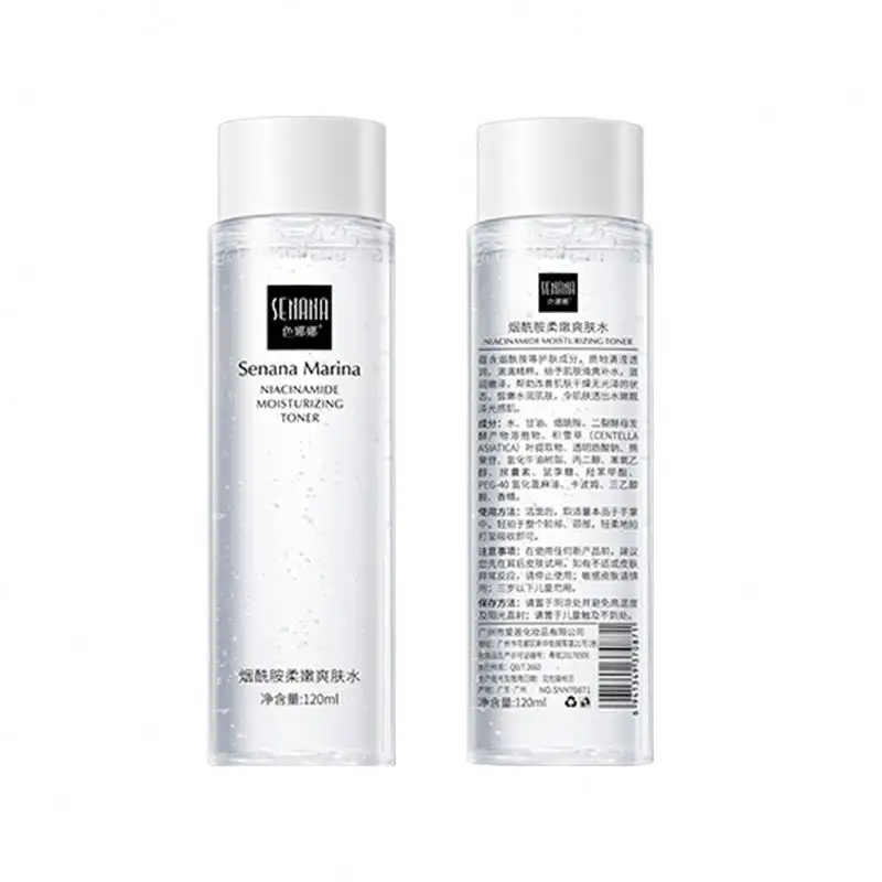 OEM SENANA private label niacinamide softening smoothing skin care products beauty face care facial skin toner