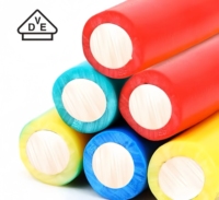 Más opciones de color VDE H07V- U 2, 5 mm2 Cable electrónico de núcleo único de un solo hilo para equipos de maquinaria