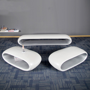 Modern Minimalist <b>Plastic</b> <b>Bench</b> For Mall Commercial Furniture Durable Design - Product Image 4