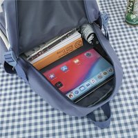 Tas Ransel Sekolah Anti Air Gaya Korea Marksman 2024 Set 4 in 1 Kawaii Tas Kuliah Wanita PU Nylon Modis