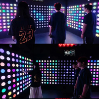 Team Building populaire Activer Spot Push Led Light Button Jeux Défi interactif pour activer la salle de jeu