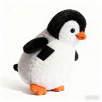 Peluche pingouin personnalisée haut de gamme, jouet en peluche doux de qualité supérieure avec un savoir-faire professionnel pour des cadeaux exclusifs