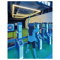 Jeu de tir à l'arc interactif en réalité augmentée pour aire de jeux intérieure, cible mobile, divertissement dans les salles de sport intérieures FEC
