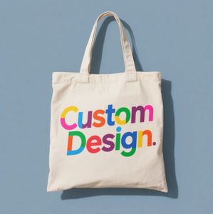 Venta caliente hermosos bolsos de lona de color al por mayor bolso de mano nuevo diseño bolsas de compras de lona con tamaño de logotipo personalizado para comestibles - Product Image 1