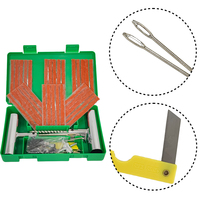 Kit de Reparación de Neumáticos sin Cámara Universal de 58 Piezas, Herramienta de Reparación de Neumáticos con Mango en T, Herramienta de Reparación de Emergencia Portátil para Viajes y Talleres