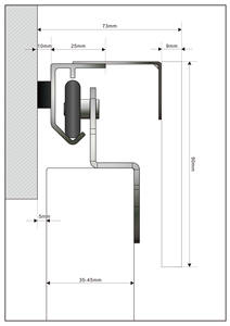 تصميم حديث من الألومنيوم الشخصي مجموعات السكك الحديدية المسار الحظيرة بالجملة ، أجهزة انزلاق الأبواب الأخرى مع غطاء MDF - Product Image 6