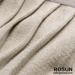 Custom Luxury Mateliic Casual <strong>Woollen</strong> Knitted Pleated <strong>Skirt</strong> Made From Soft Woolen Fabric - Product Image 5