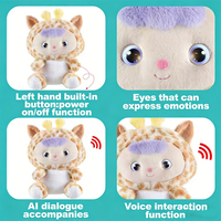 OEM & ODM HZY HY942690 Poupée robot en peluche AI, compagnon intelligent interactif, jouet éducatif pour enfants
