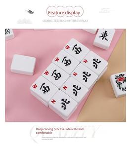 Jeu de <span class=keywords><strong>Mahjong</strong></span> en Acrylique à Quatre Joueurs, Fourniture Directe Usine, Coffret Souple, Idéal pour le Divertissement et les Réunions Familiales - Product Image 3