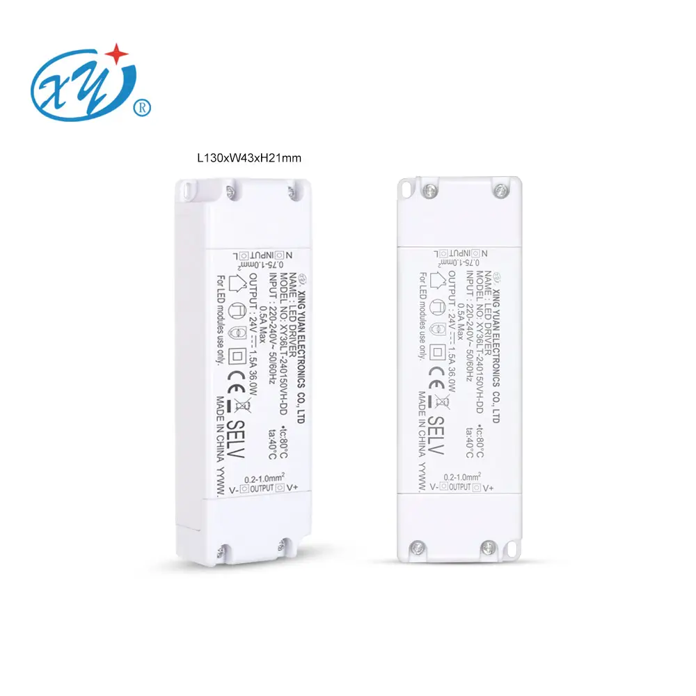 Selv Klasse 2 IP20 Meerdere Bescherming Ce Gs Tuv Emc Goedgekeurd 12V 24VDC Led Driver Adapter Voedingen